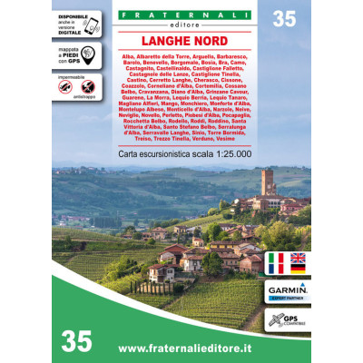 Langhe Nord mappa 1:25000