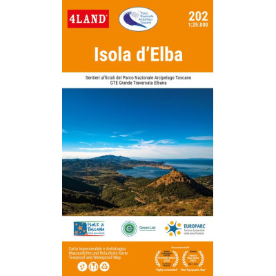Isola d'Elba 202 carta 1:25000