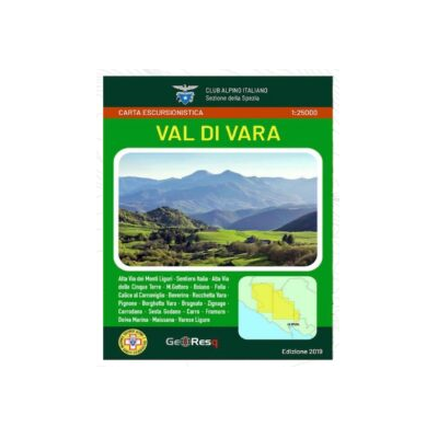 Val di Vara carta 1:25000