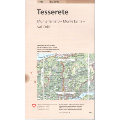 Tesserete 1333 carta 1:25000