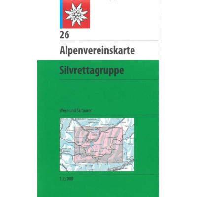 Silvrettagruppe 26 carta...