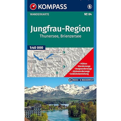 Jungfrau Region 84 carta...