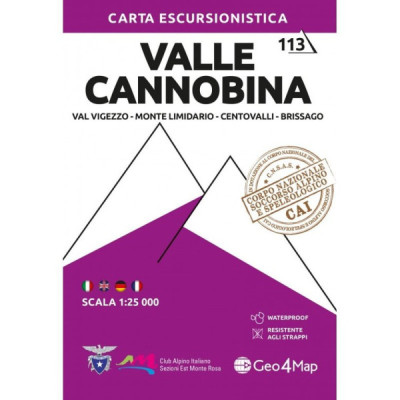 Valle Cannobina 113 carta...