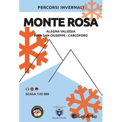 Monte Rosa mappa percorsi...