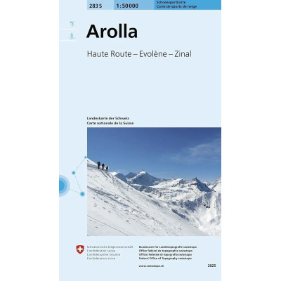 Arolla 283S carta Ski 1:50000