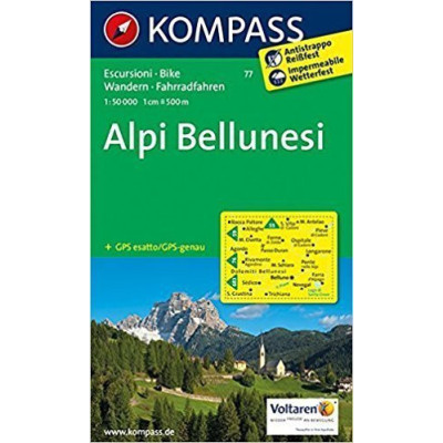 Alpi Bellunesi 1:25000