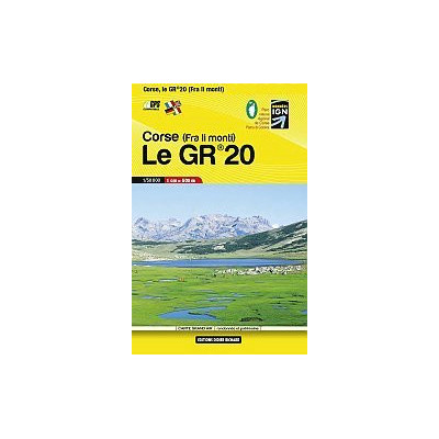 Corse Le GR20 mappa 1:50 000